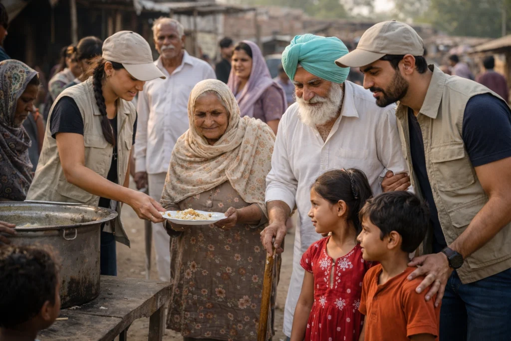 Udta Bharat mission of grassroots social service through education, health, and community support